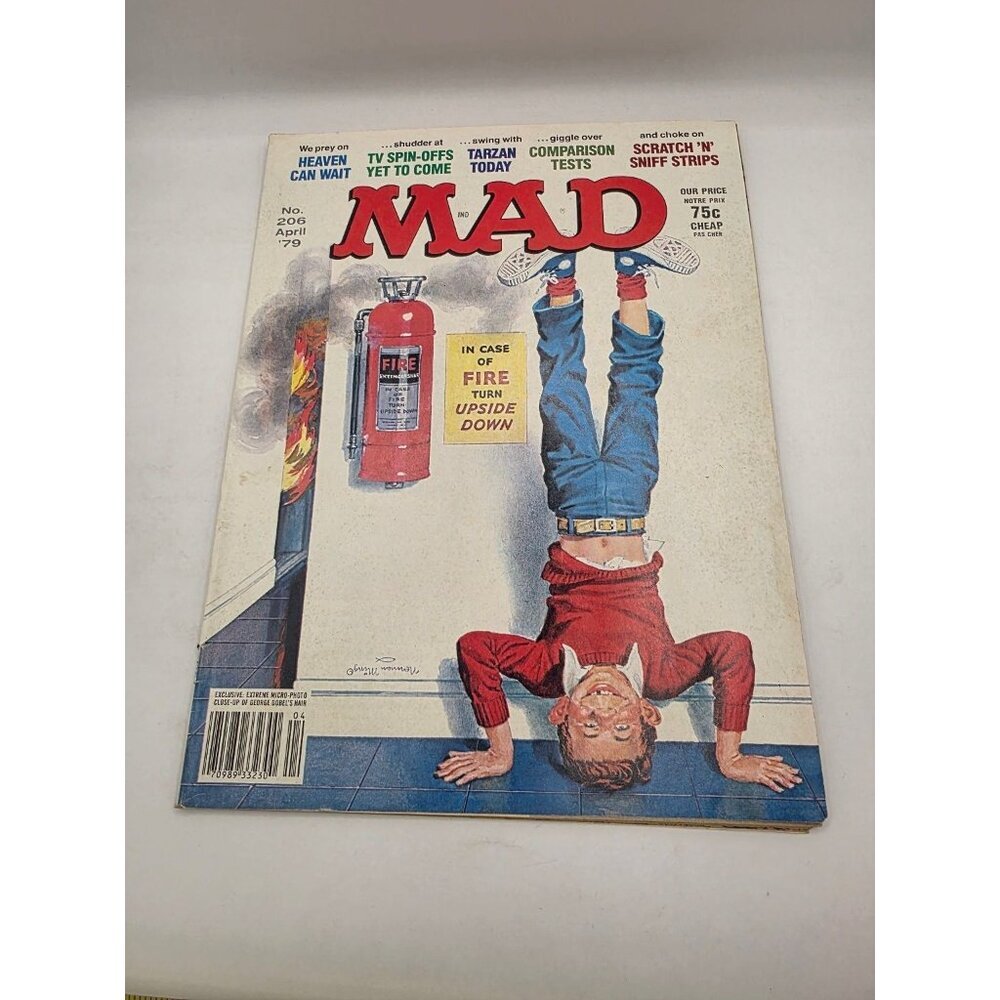 MAD Magazine April 1979 #206 Movie Satire Humor Vintage EC Publications